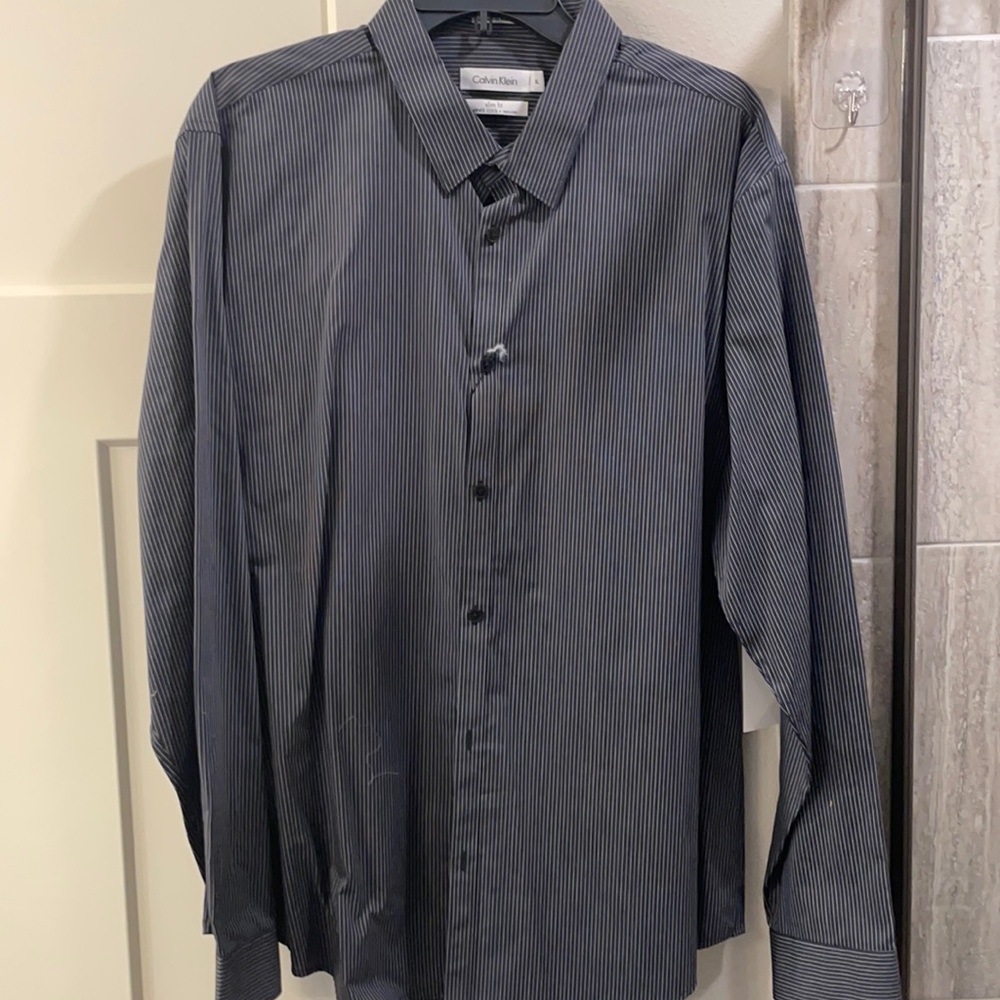 Calvin Klein XL slim fit button down NWT